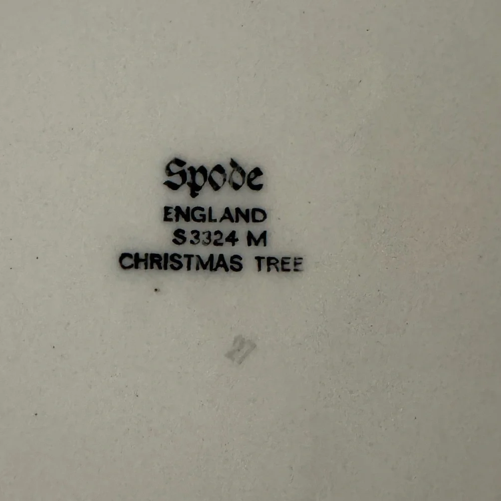 Spode Christmas Tree Design Platter - Picture 3 of 3